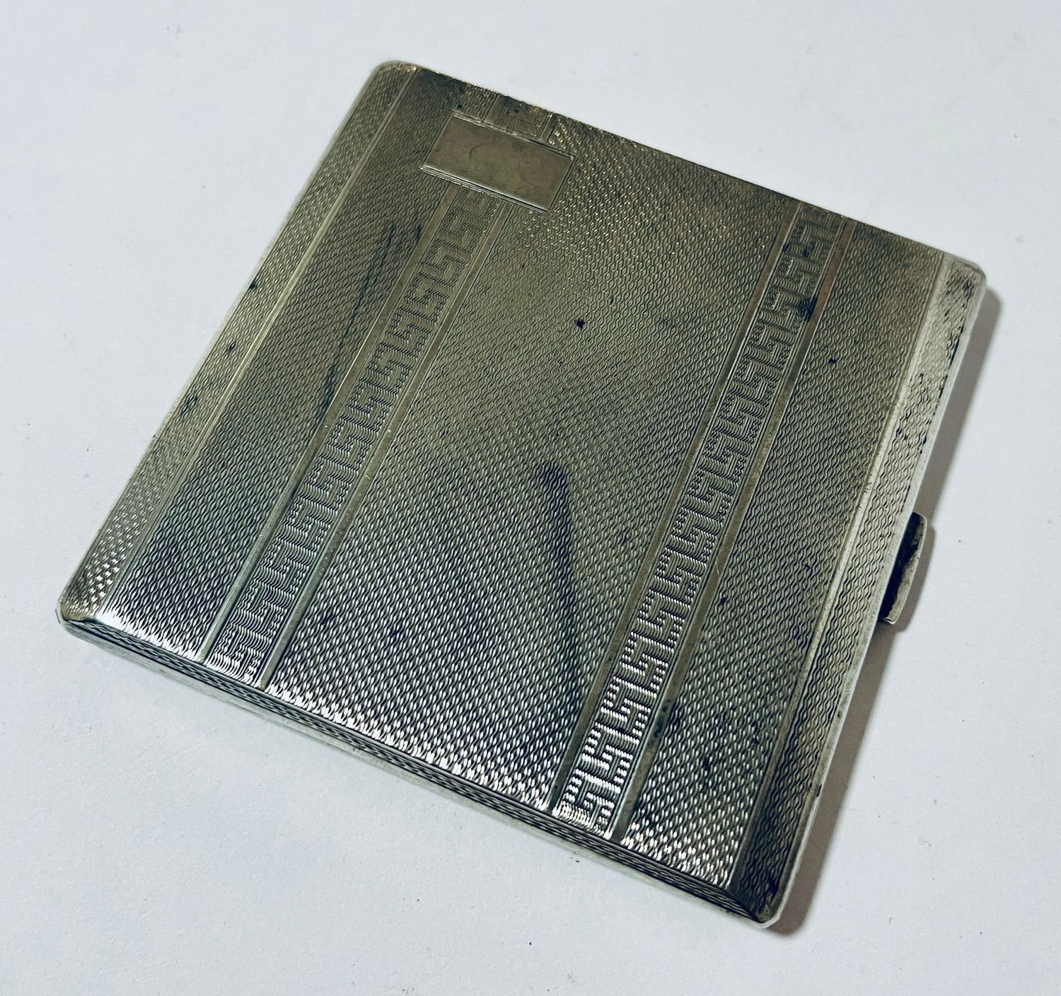 Art Deco Silver Cigarette Case
