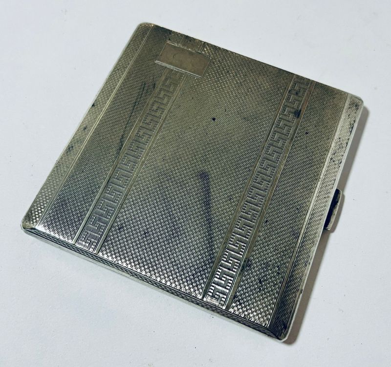 Art Deco Silver Cigarette Case
