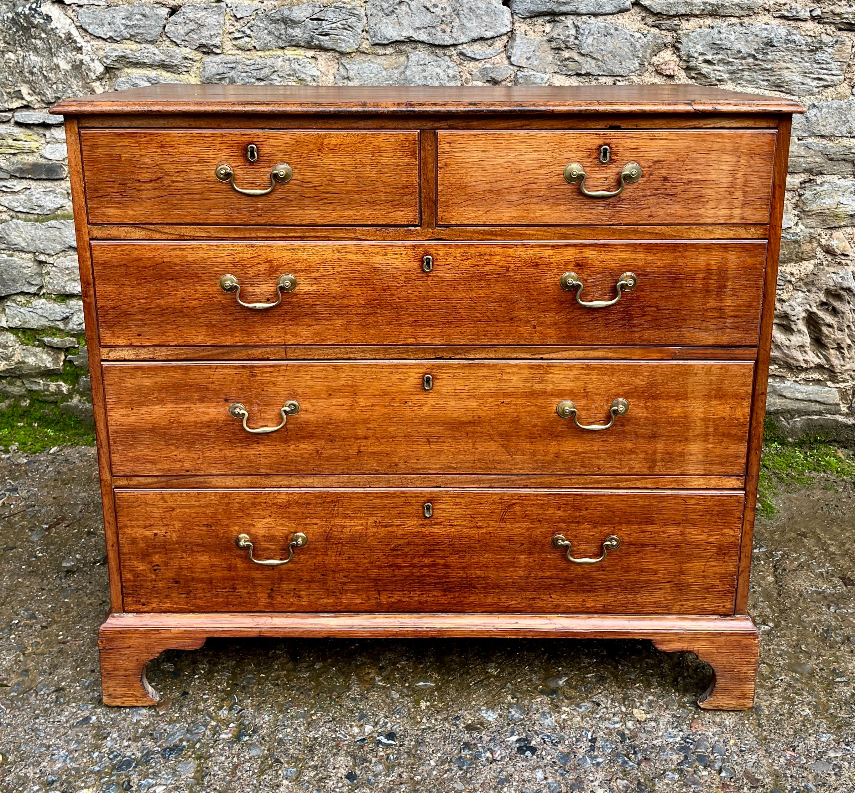 Georgian Oak Chest of Drawers