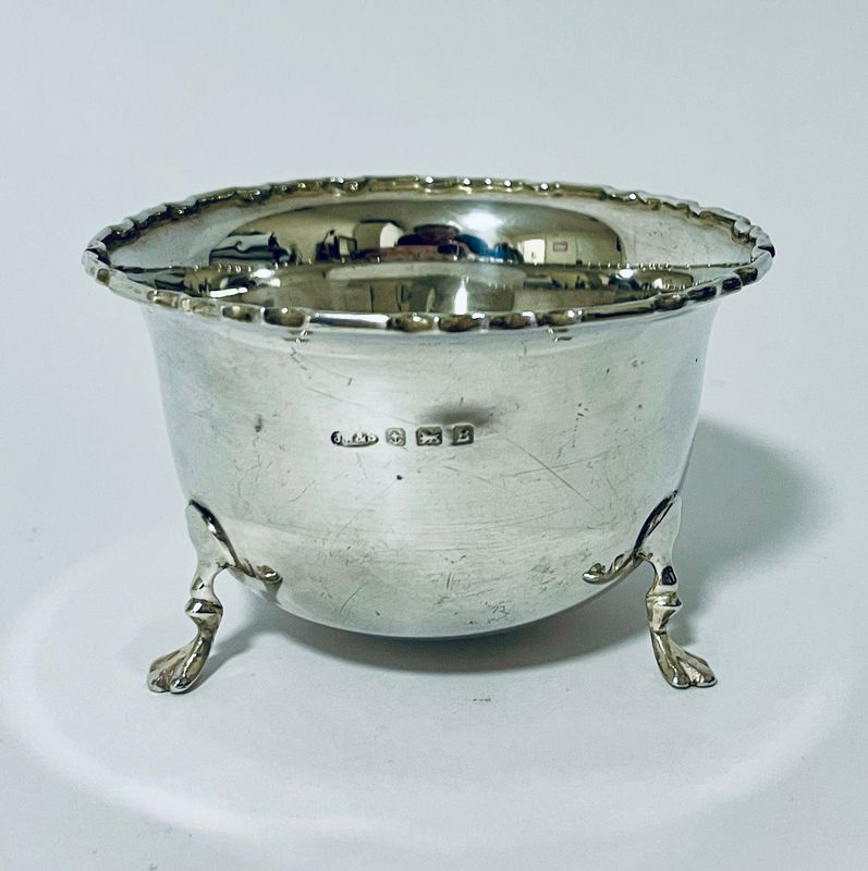Antique Silver Sugar Bowl