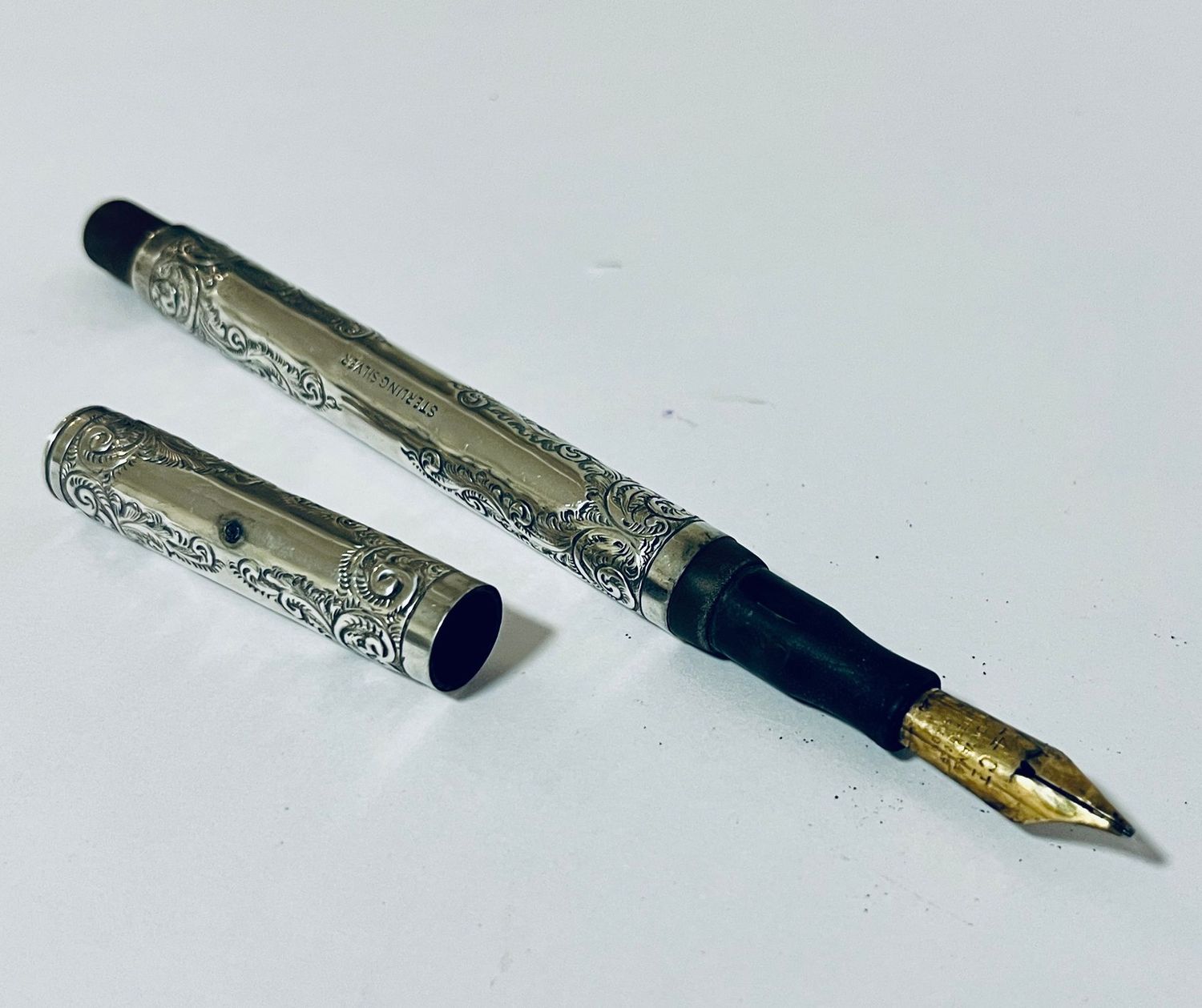 Sterling Silver Fountain Pen with 14ct Nib