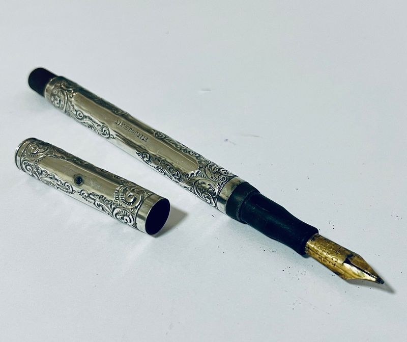 Sterling Silver Fountain Pen with 14ct Nib