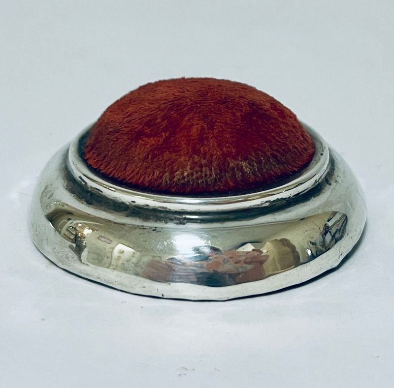 Antique Silver Pin Cushion