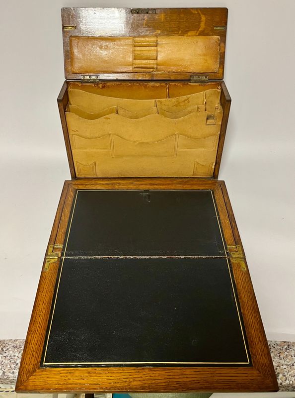 Victorian Oak Stationery Cabinet