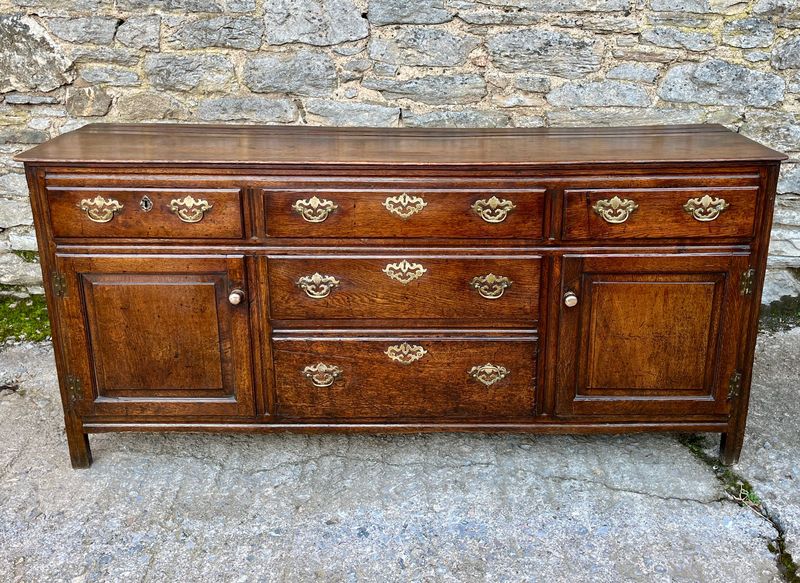 Georgian Oak Dresser Base