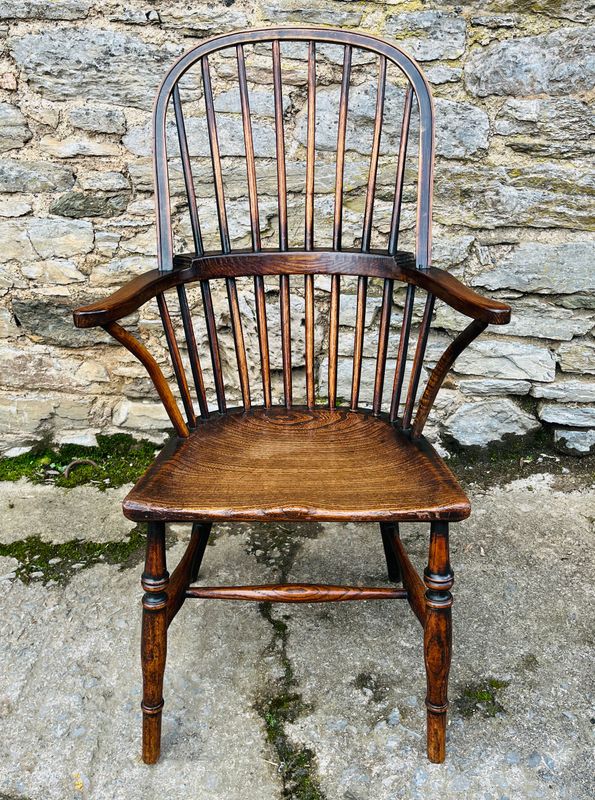 Early 19th Century Stick Back Windsor Chair