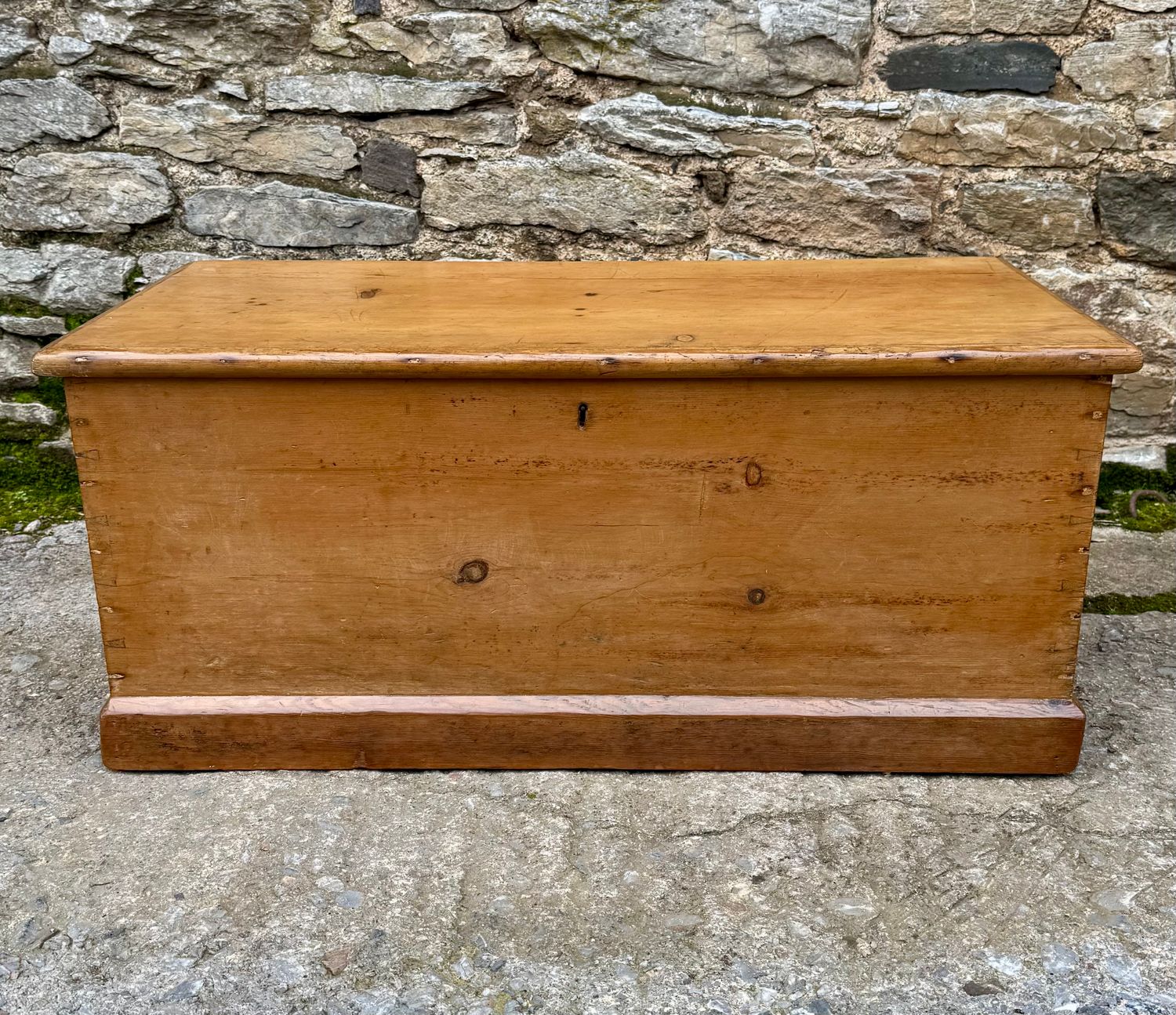 Antique Pine Blanket Box