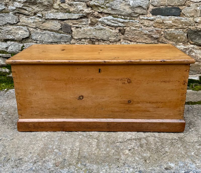 Antique Pine Blanket Box
