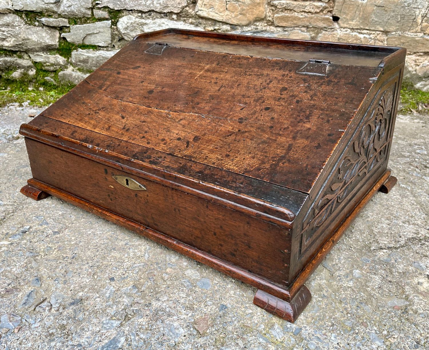 ​17th Century Oak Desk Box