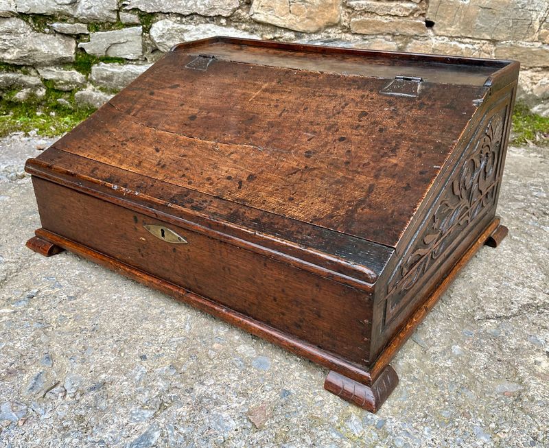 ​17th Century Oak Desk Box