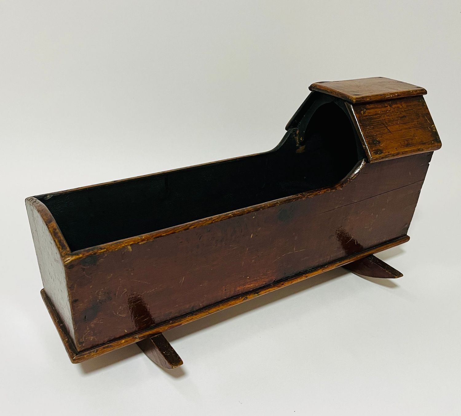 Antique Pine Doll's Cradle