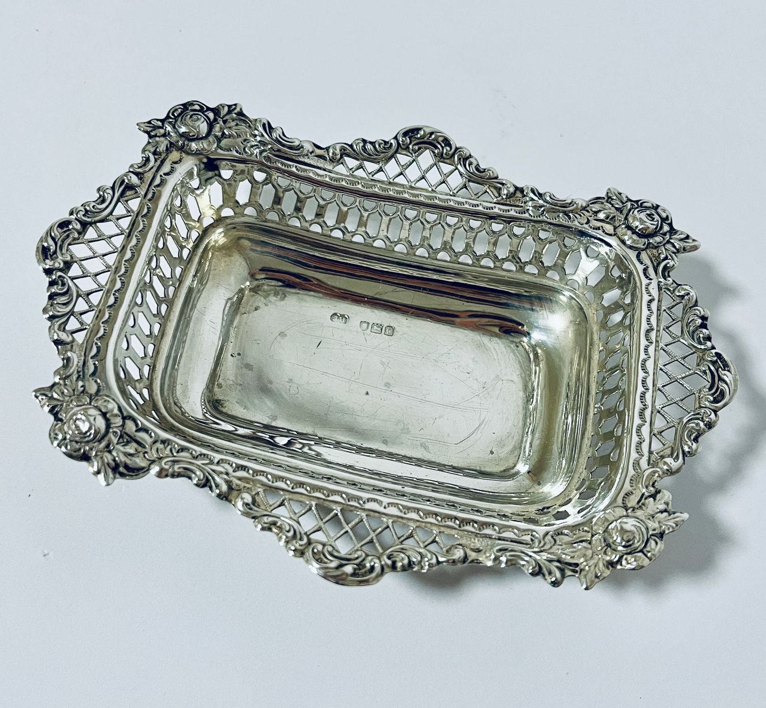 Victorian Silver Bonbon Dish