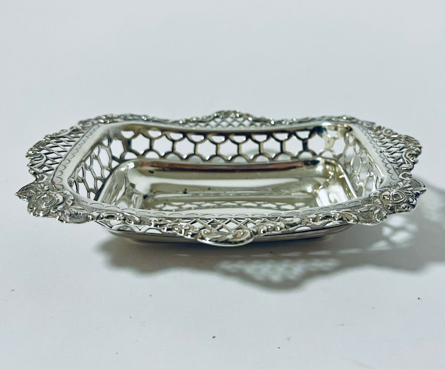 Victorian Silver Bonbon Dish