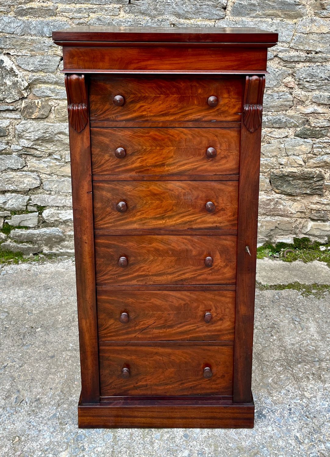 ​Victorian Mahogany Wellington Chest