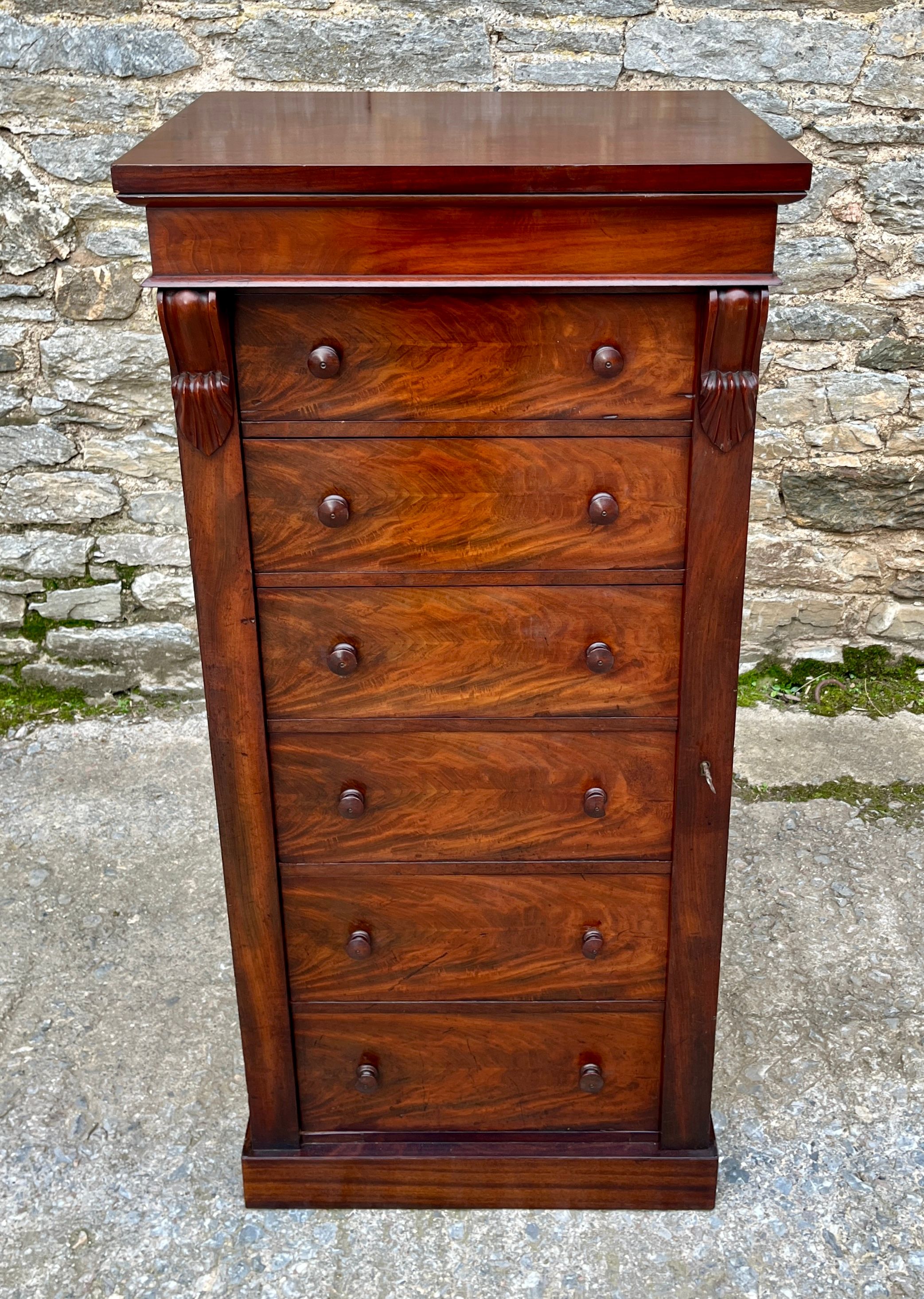 ​Victorian Mahogany Wellington Chest