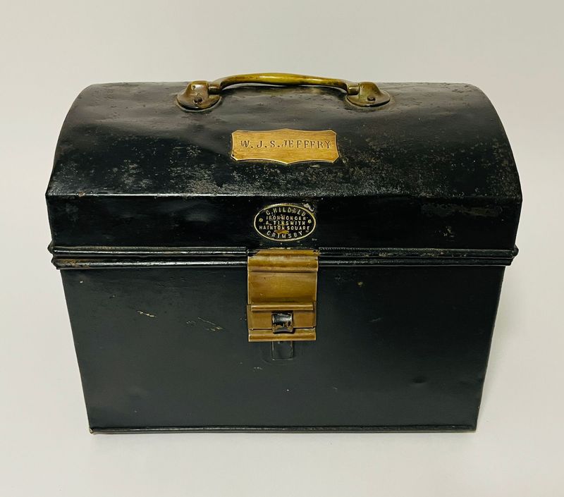 Antique Toleware Railway Driver’s Lunch Box