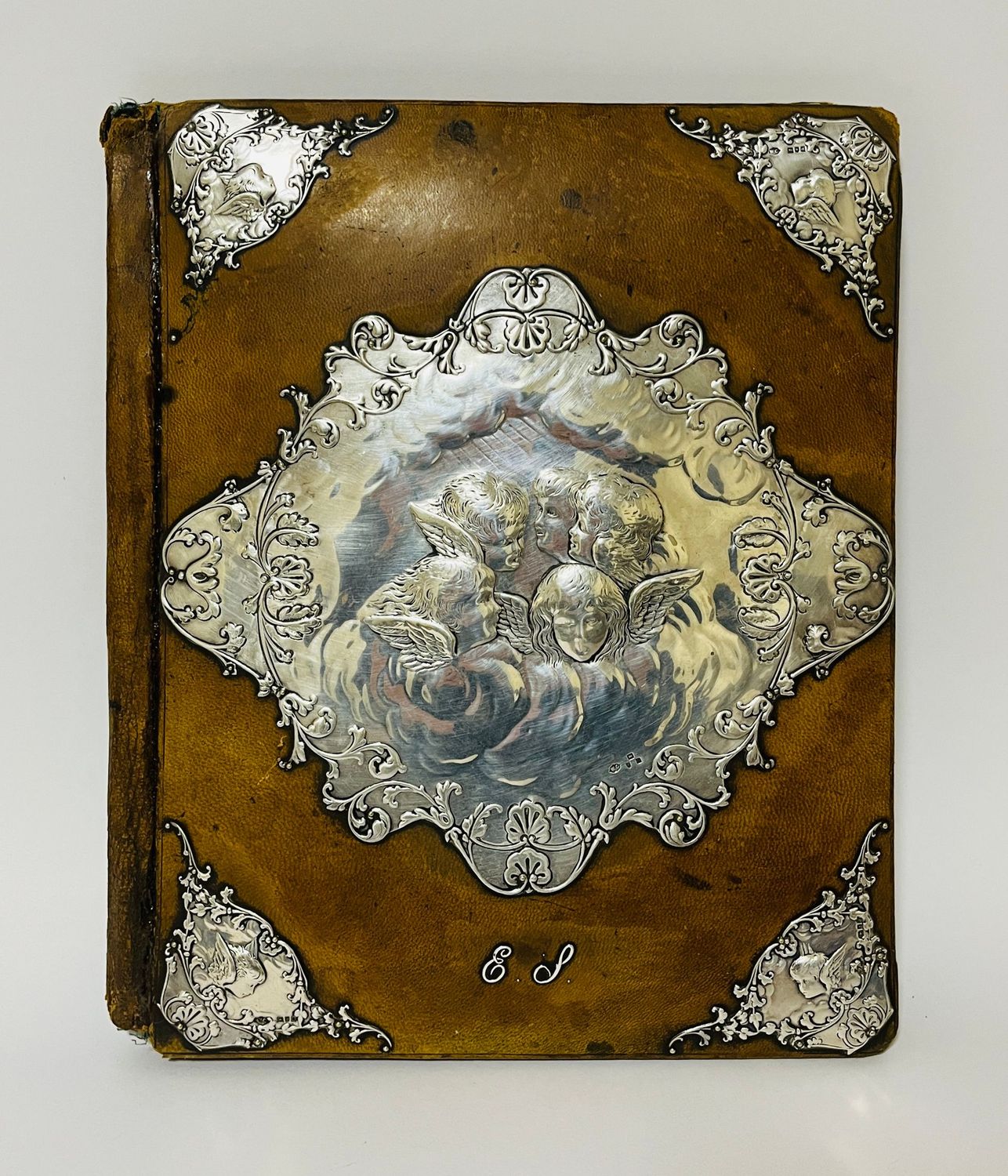 ​Victorian Silver Mounted Desk Blotter