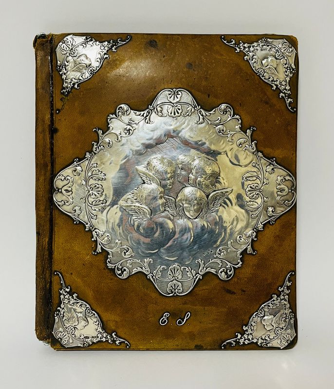​Victorian Silver Mounted Desk Blotter