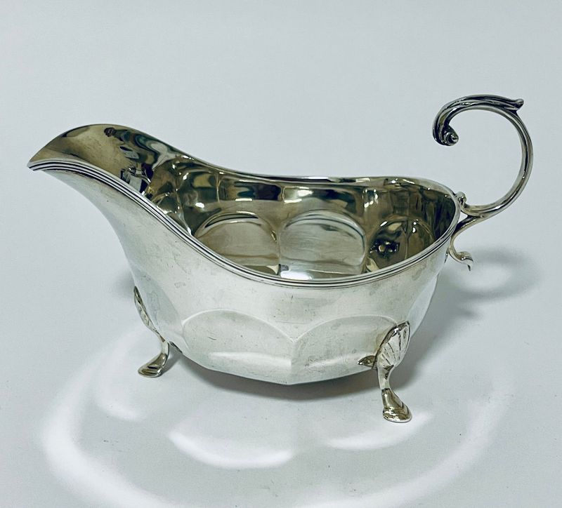 Antique Silver Sauce Boat