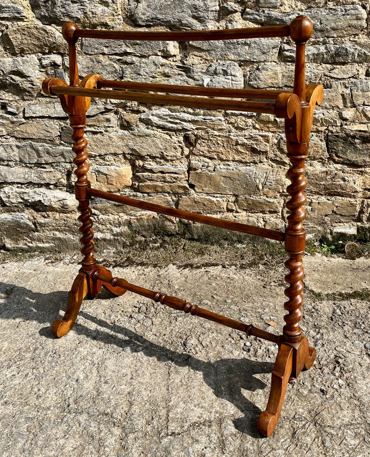 Victorian Barley Twist Towel Rail Victorian Barley Twist Towel Rail