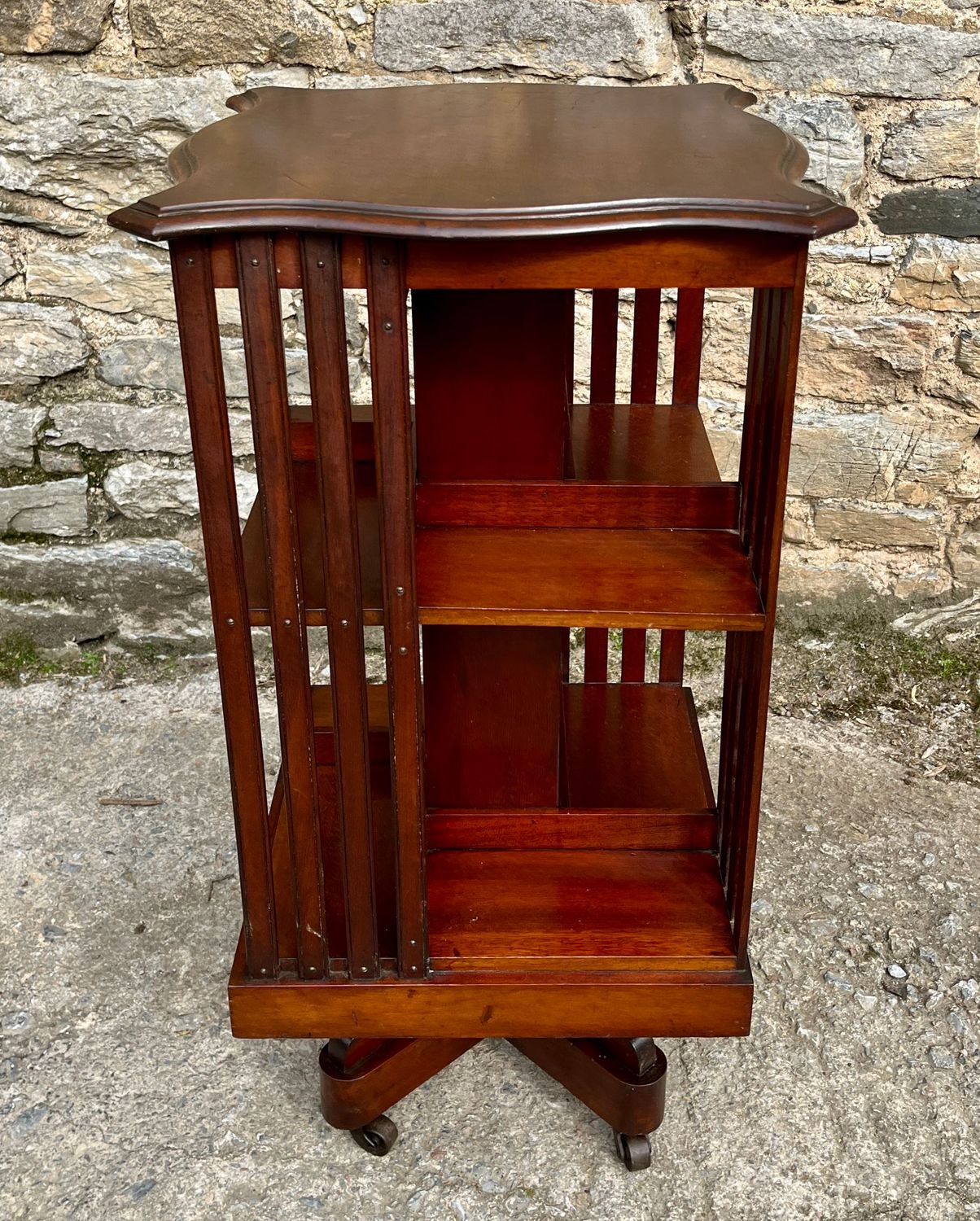 ​Edwardian Mahogany Revolving Bookcase