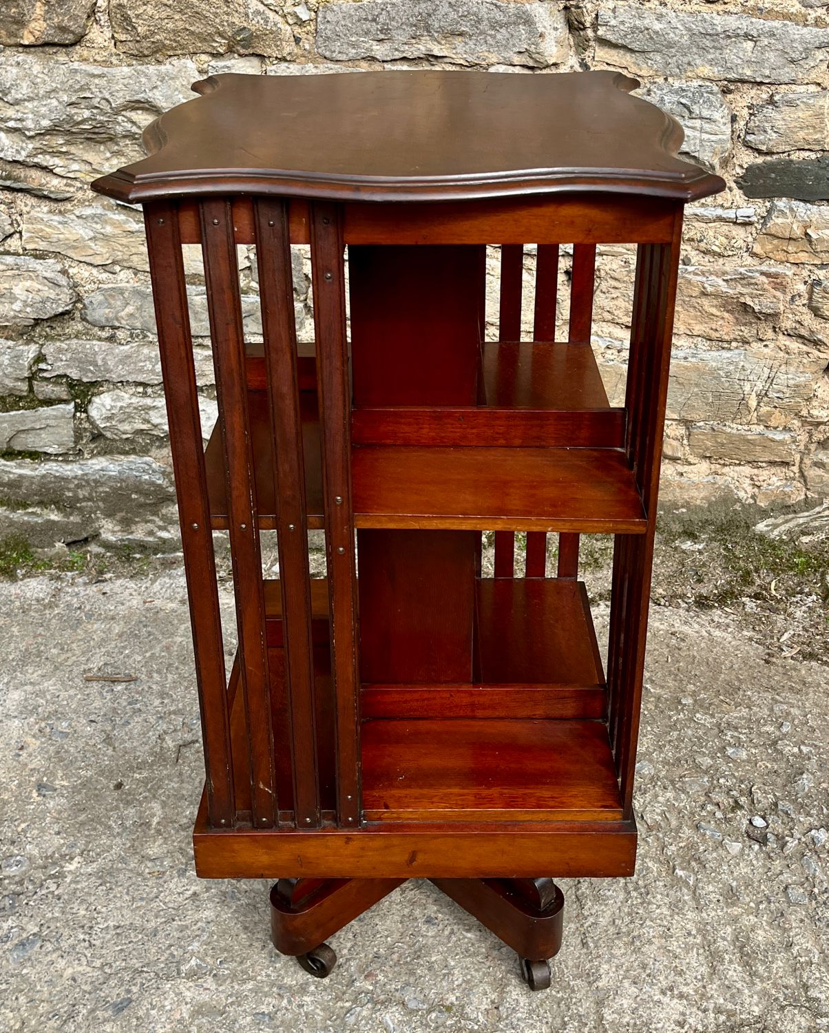 ​Edwardian Mahogany Revolving Bookcase
