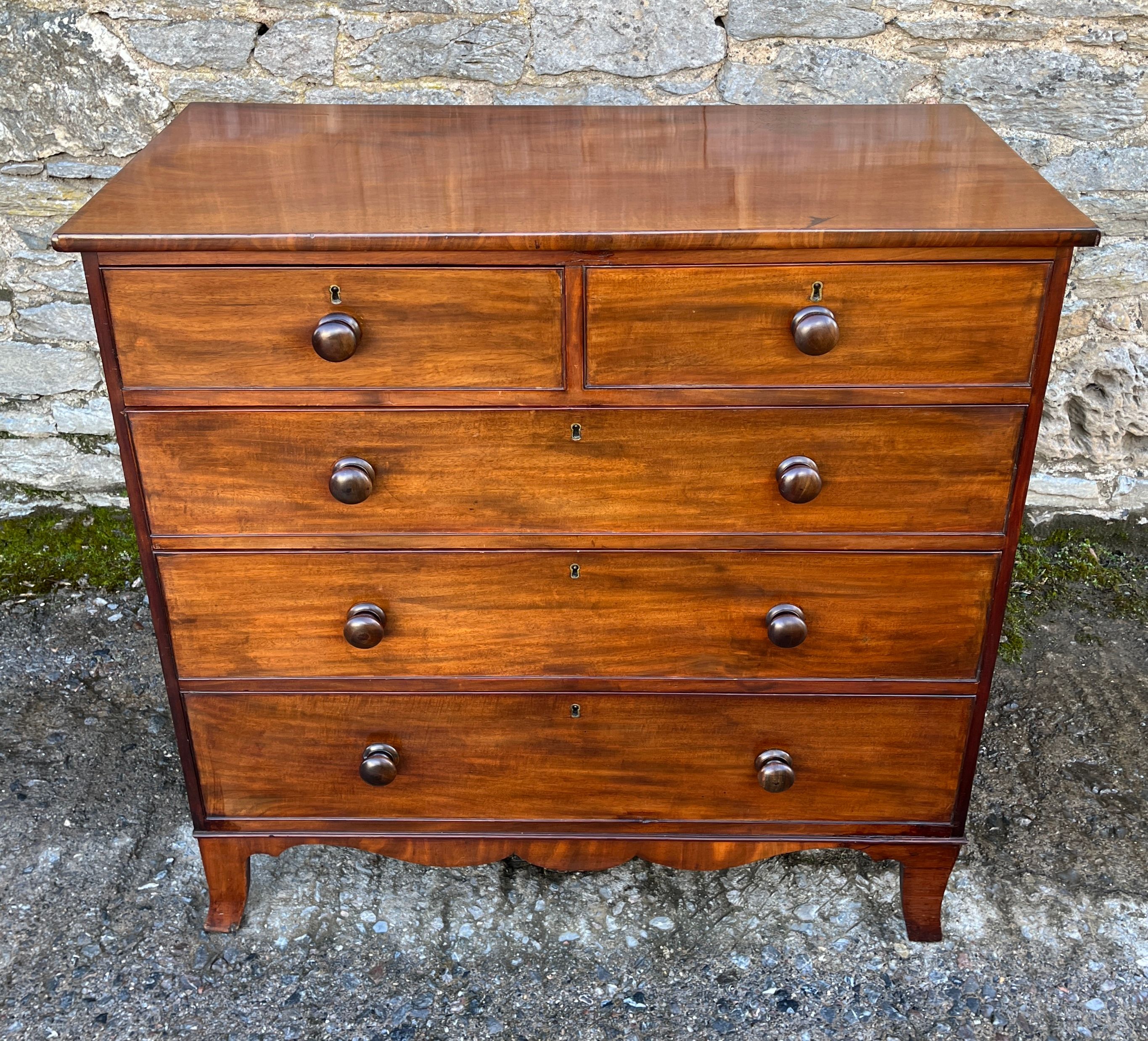 ​Regency Mahogany Chest of Drawers