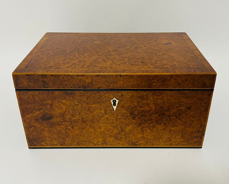 Antique Burr Walnut Humidor