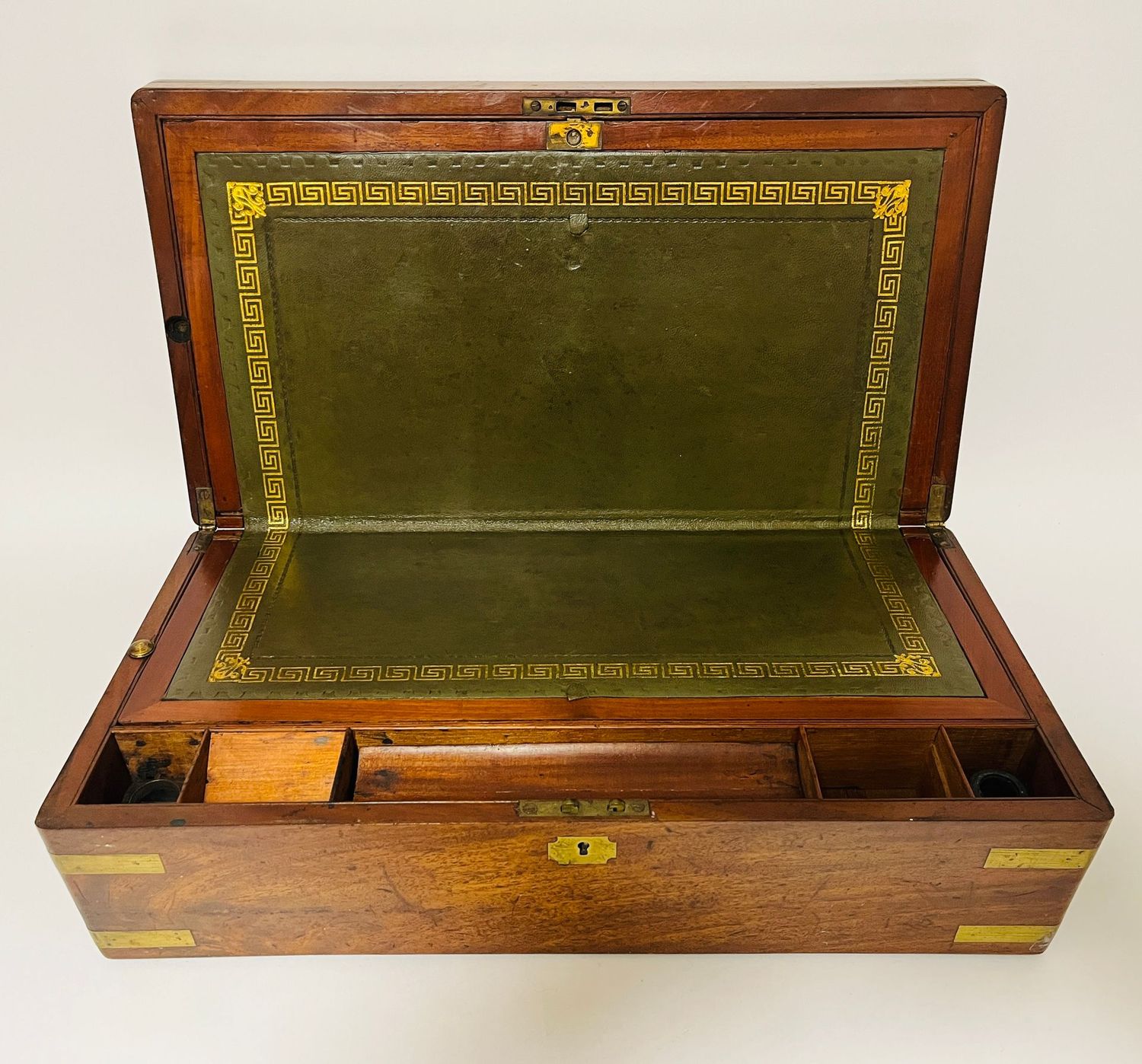 Victorian Mahogany Campaign Writing Slope