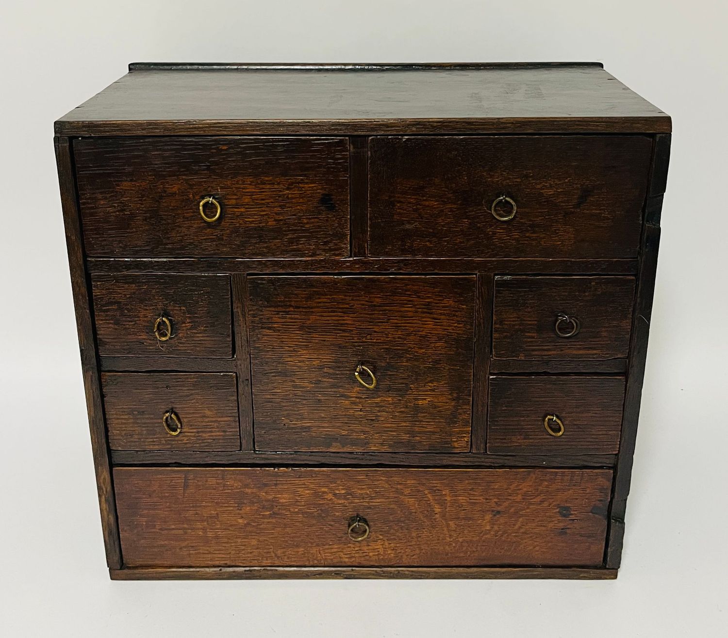 18th Century Georgian Oak Spice Cabinet