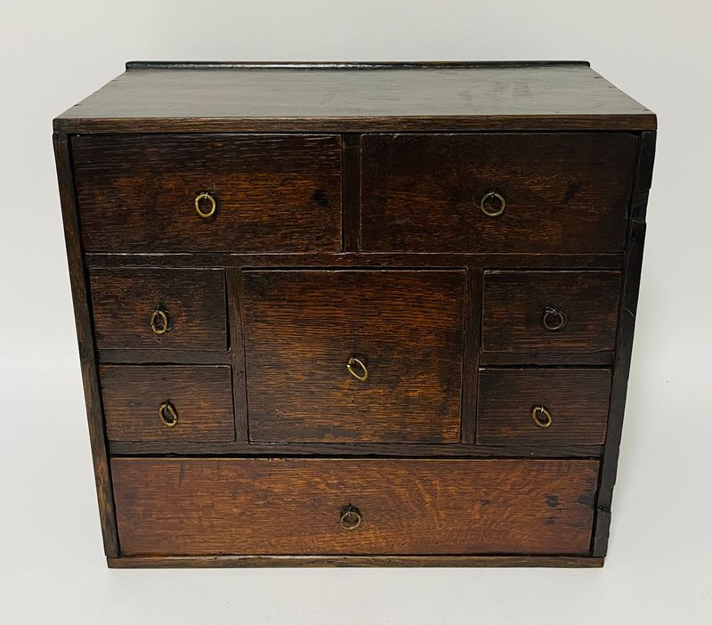 18th Century Georgian Oak Spice Cabinet