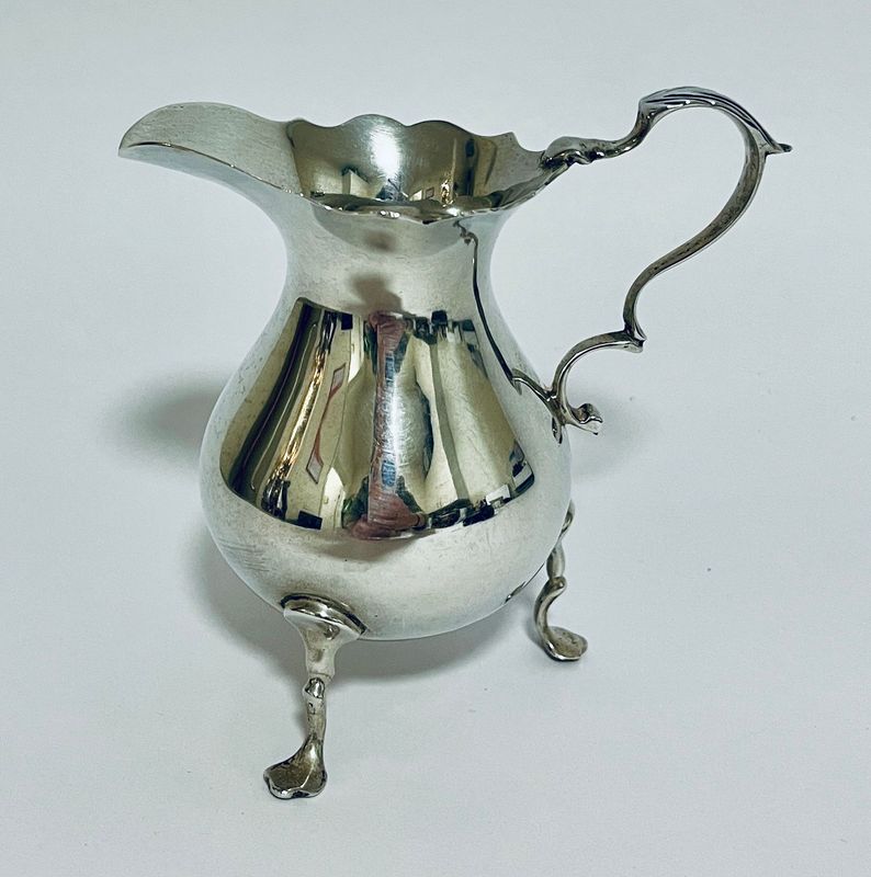 Antique Silver Cream Jug