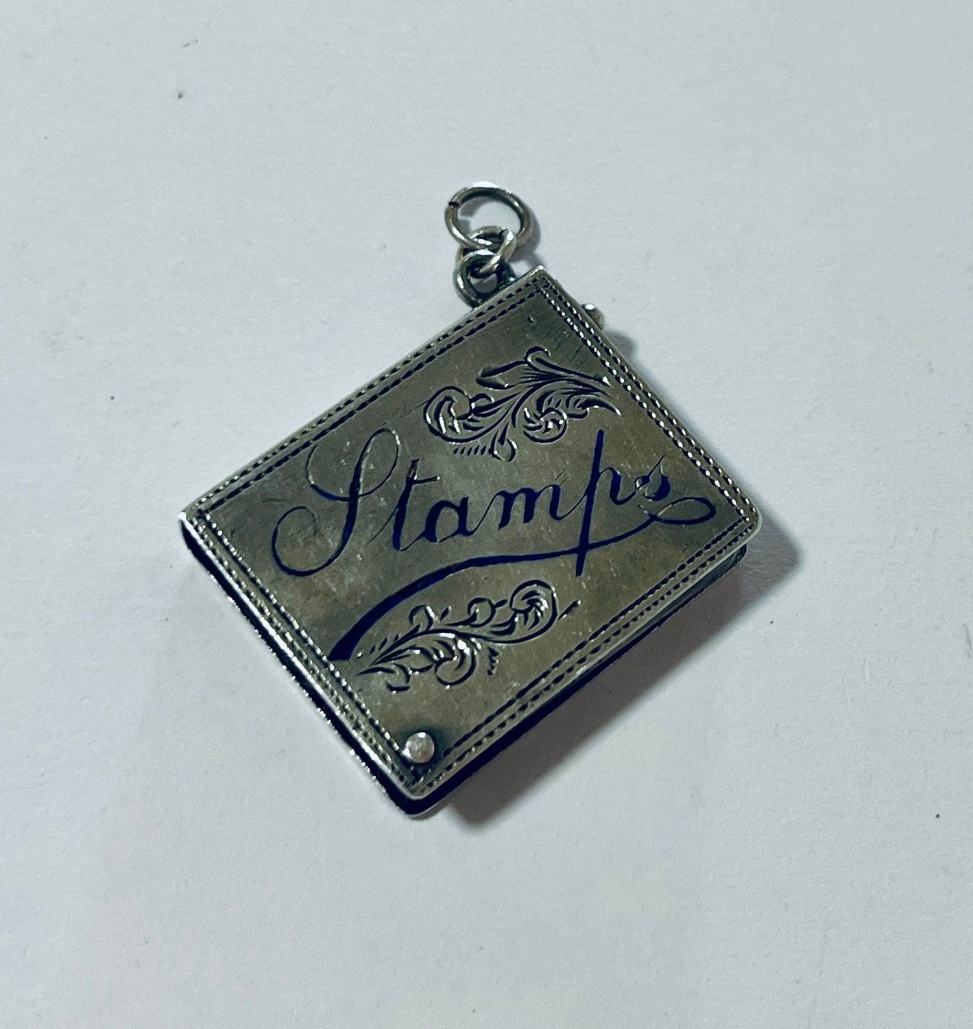 Antique Silver Stamp Case