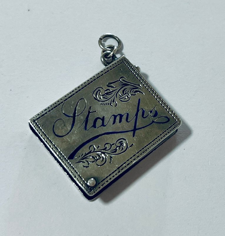 Antique Silver Stamp Case