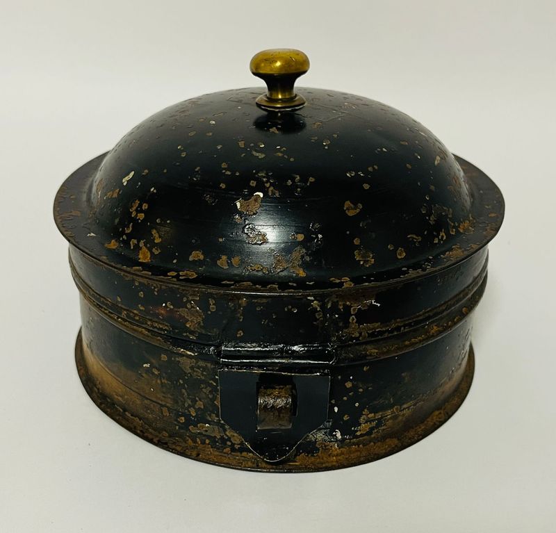 Antique Toleware Spice Tin