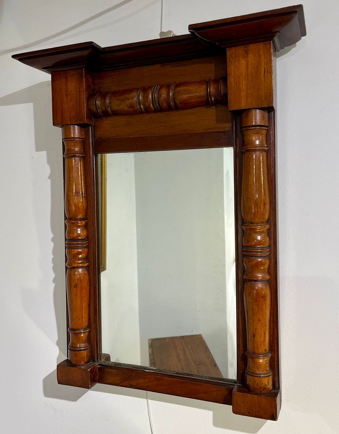 Antique Mahogany Pier Mirror