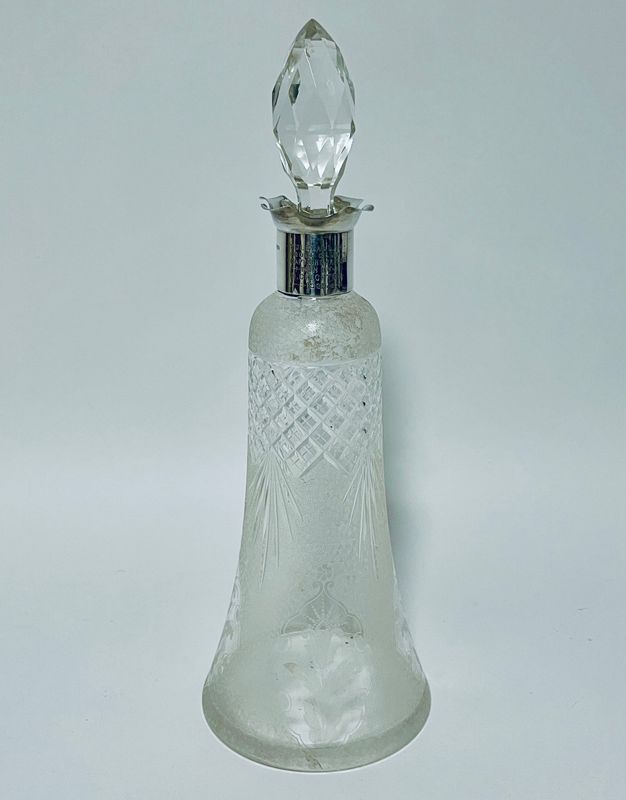 Edwardian Silver Collar Decanter