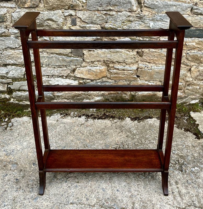 ​Edwardian Oak Towel Rail