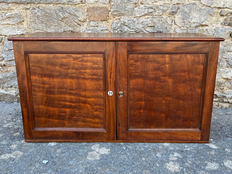 ​Victorian Mahogany Military Filing Cabinet