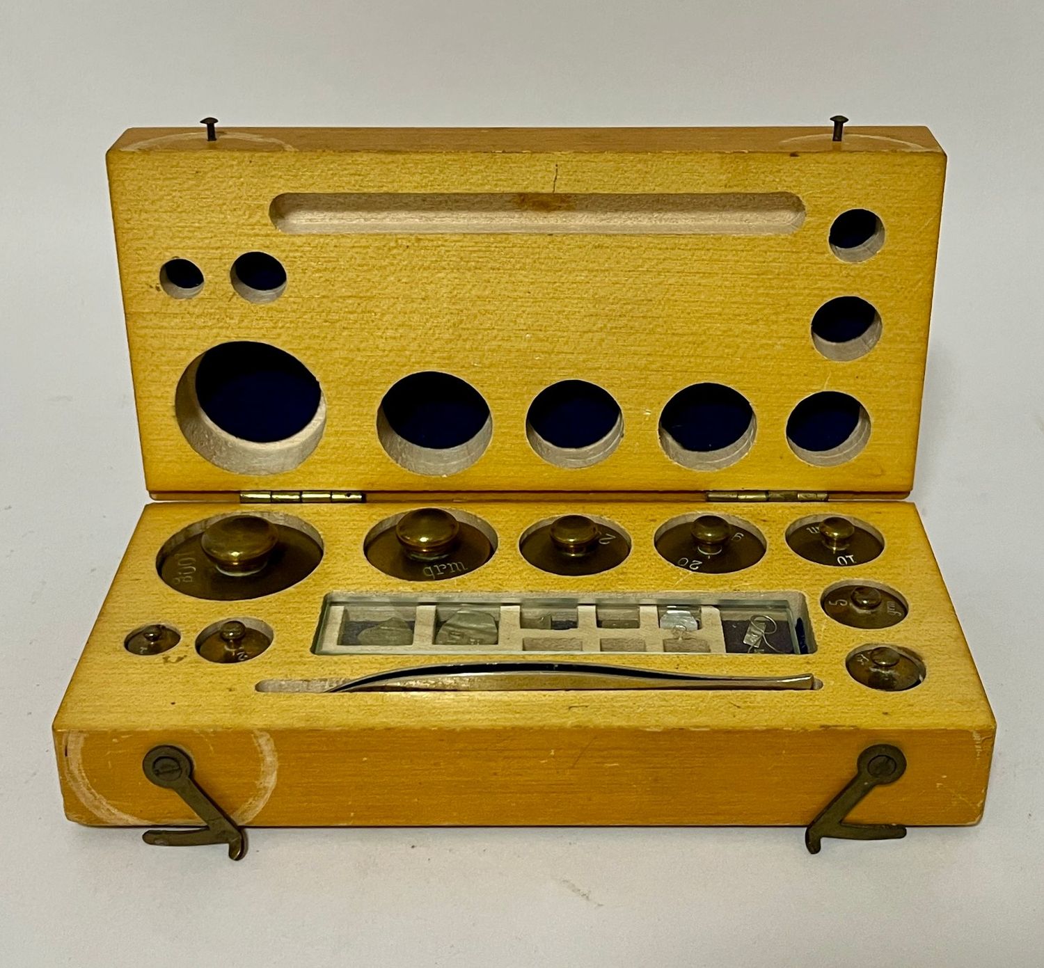 Set of Brass Laboratory Weights