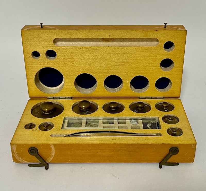 Set of Brass Laboratory Weights