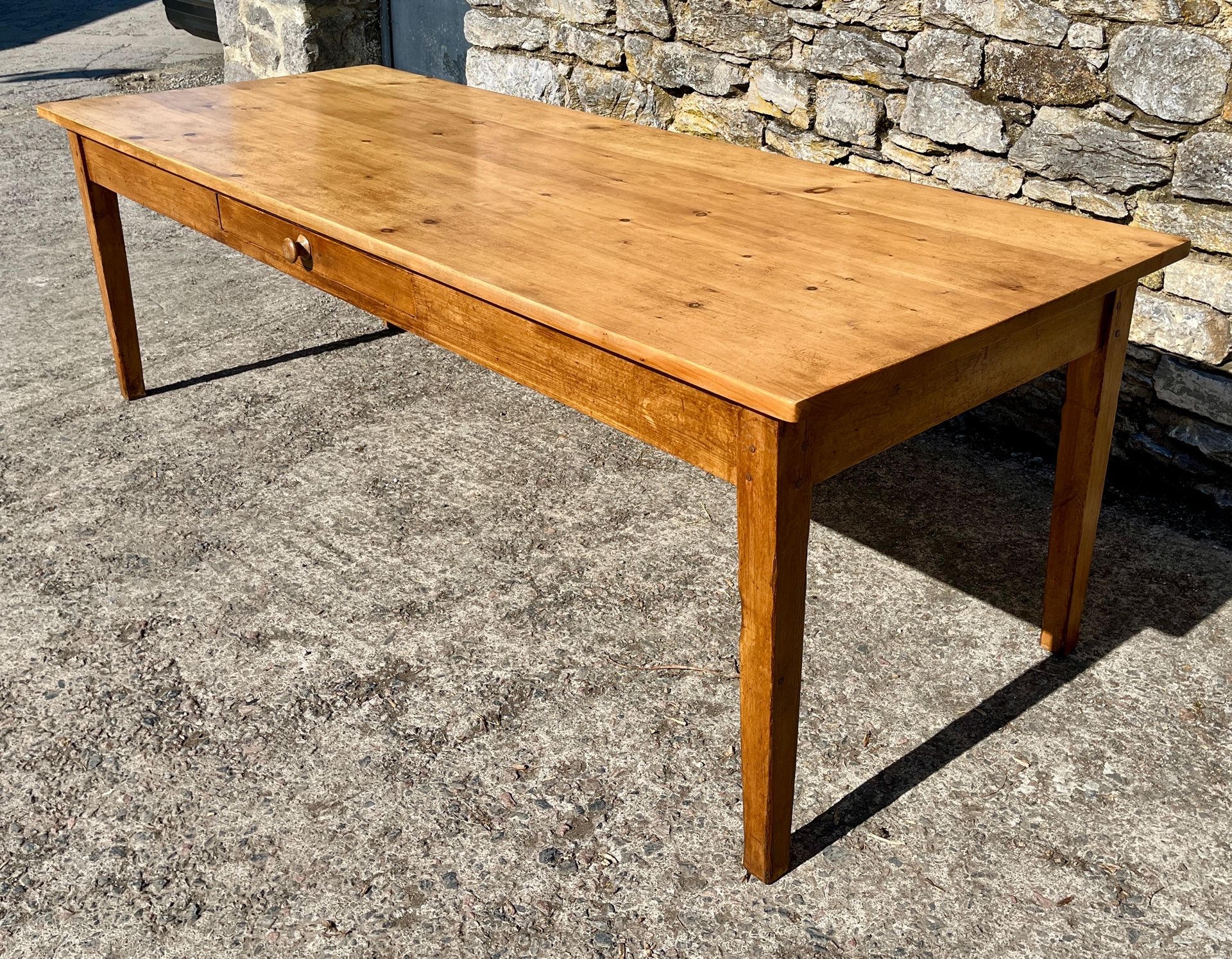 Antique Pine Farmhouse Table