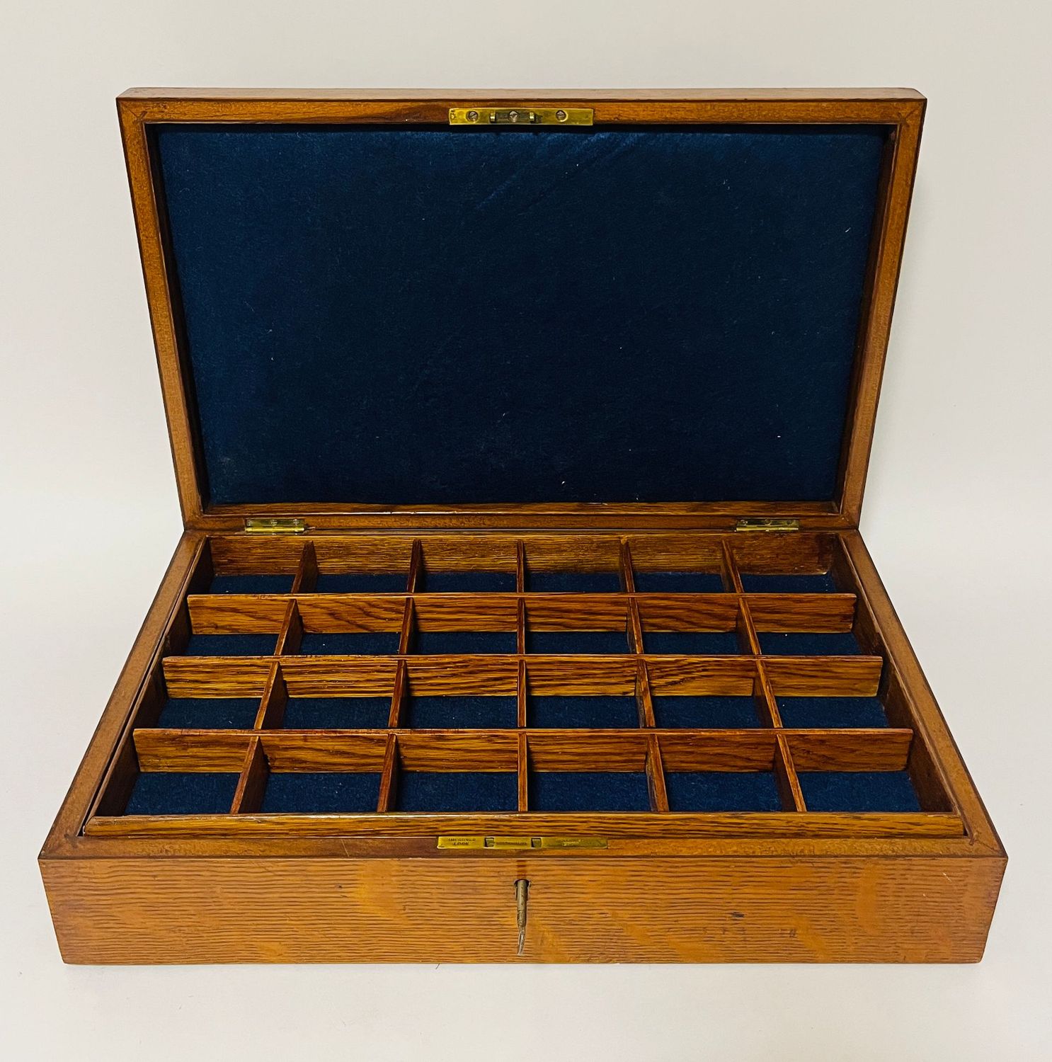 Antique Oak Collector's Box