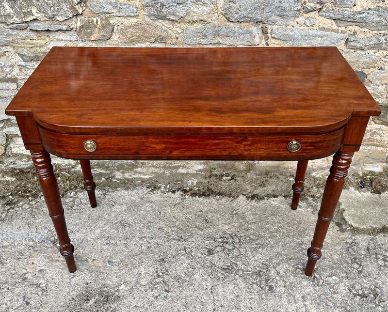 Regency Mahogany Breakfront Side Table