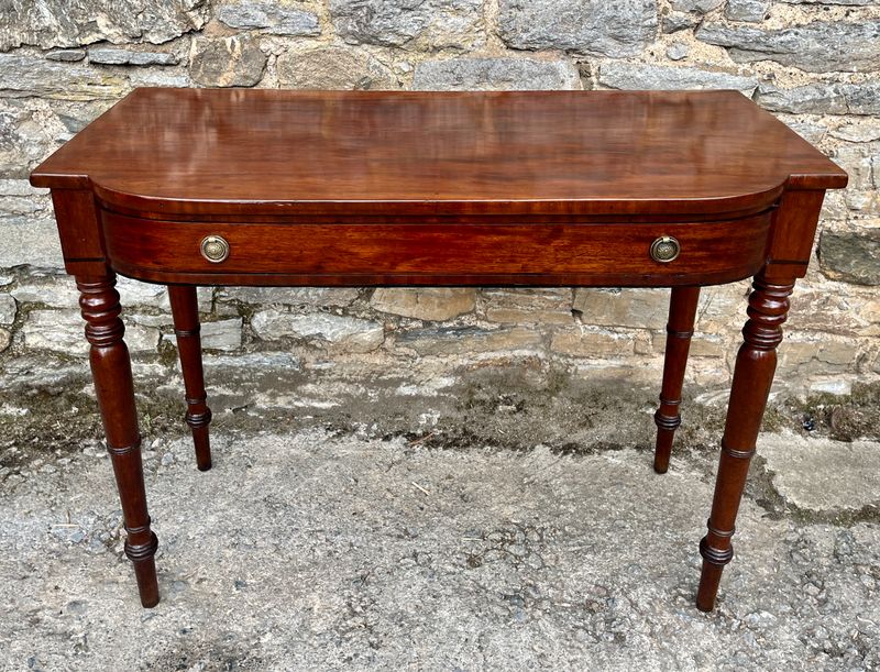 Regency Mahogany Breakfront Side Table