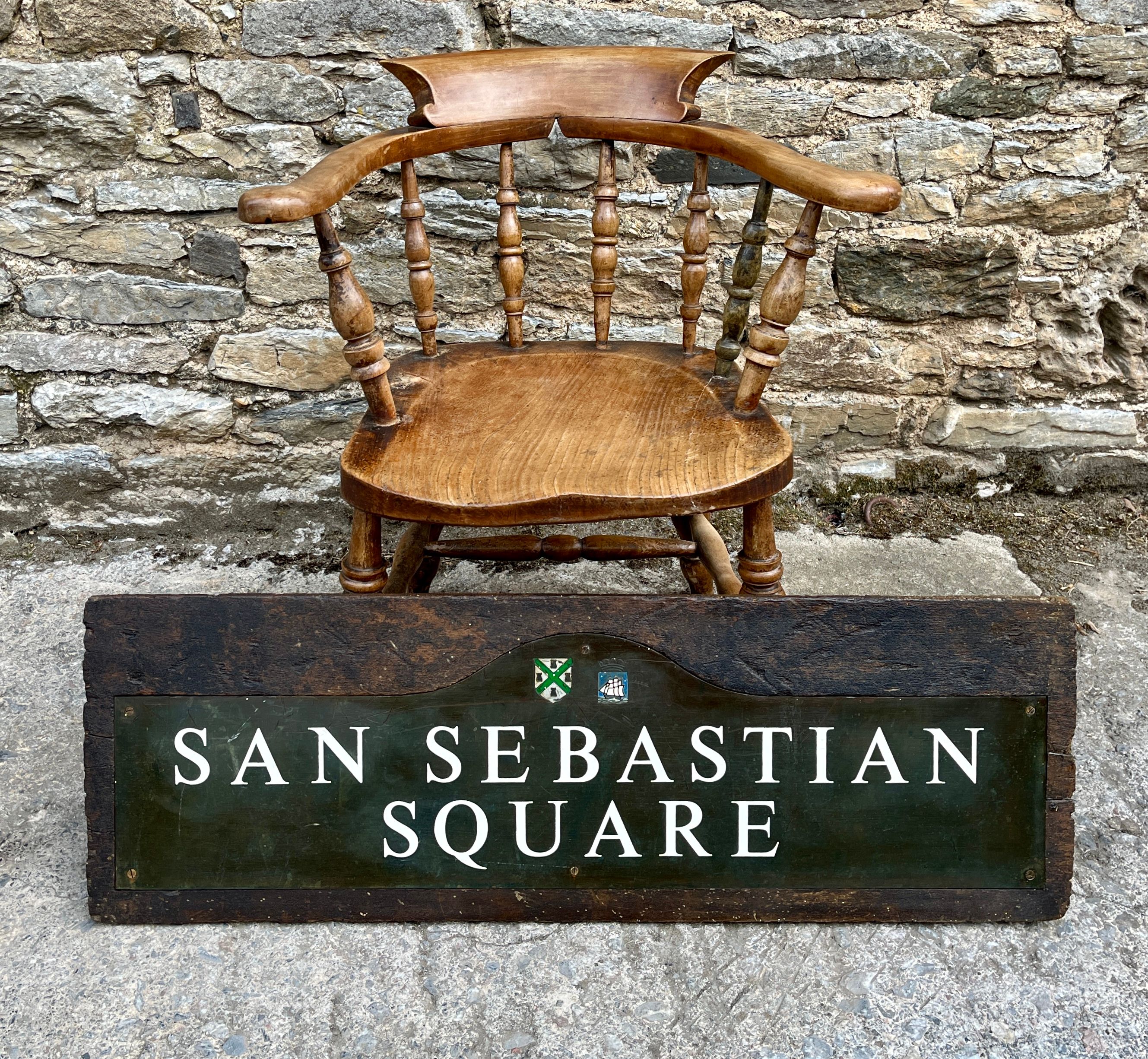 ​Bronze Street Sign from Plymouth