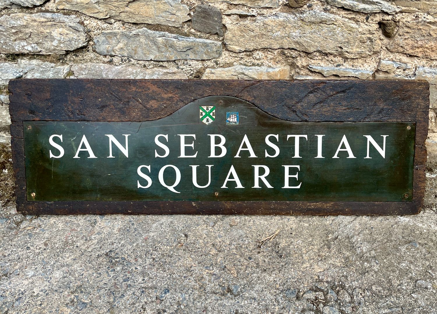 ​Bronze Street Sign from Plymouth