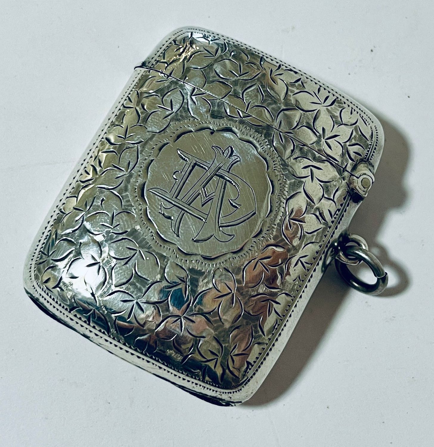 Antique Silver Vesta Case Antique Silver Vesta Case