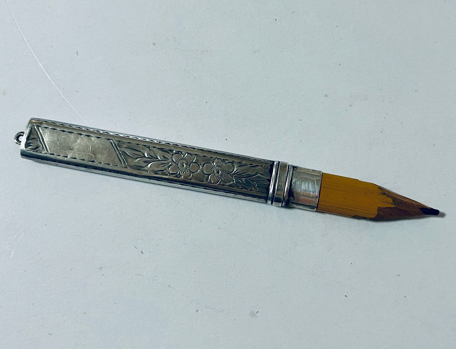 Antique Silver Pencil Holder Antique Silver Pencil Holder