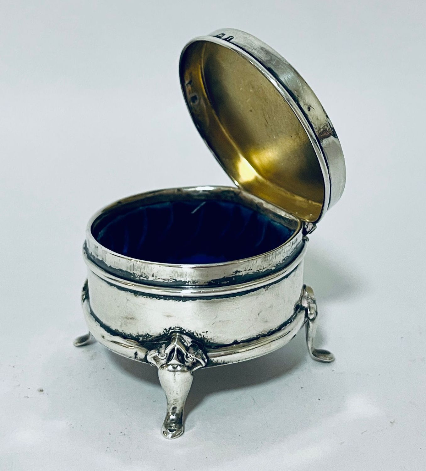 Edwardian Silver Ring Box Edwardian Silver Ring Box